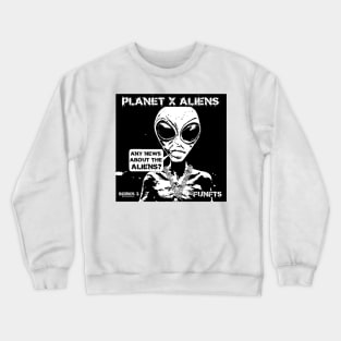 Cool 80's Retro Alien Sci Fi Crewneck Sweatshirt